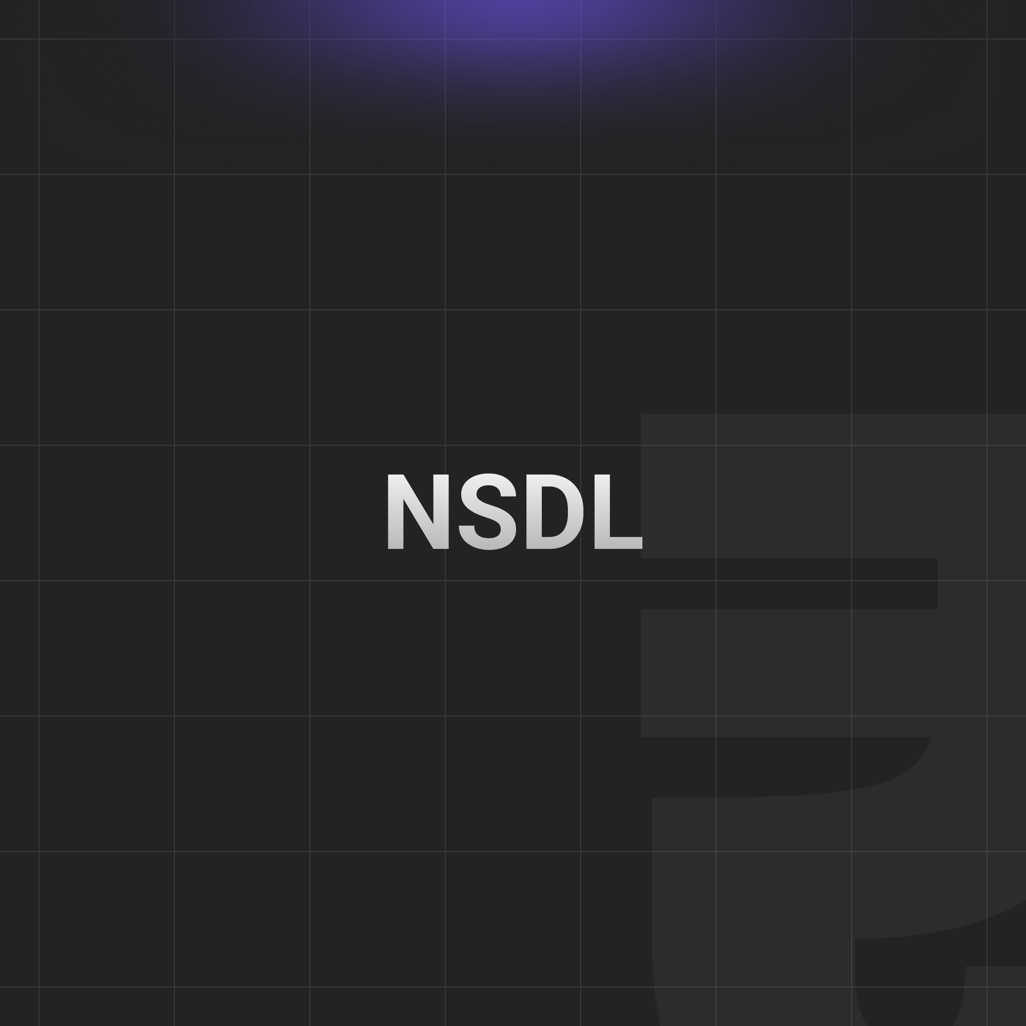 National Securities Depository Limited (NSDL) and it's role